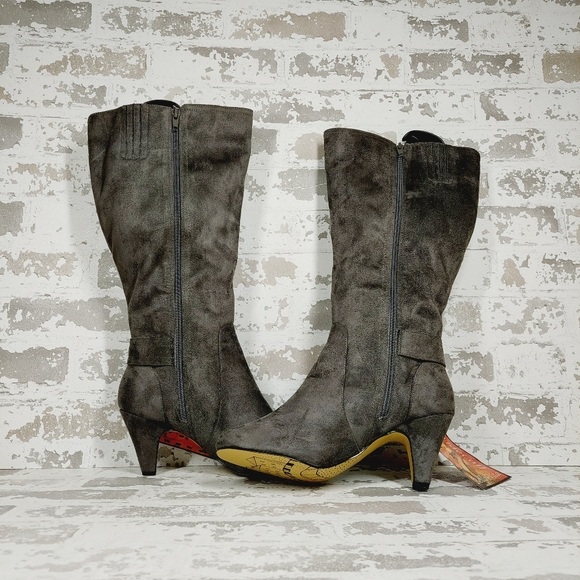 NEW Bella Vita Womens Troy II Plus Wide Calf Buckle Knee-High Boots D615 - Picture 5 of 11